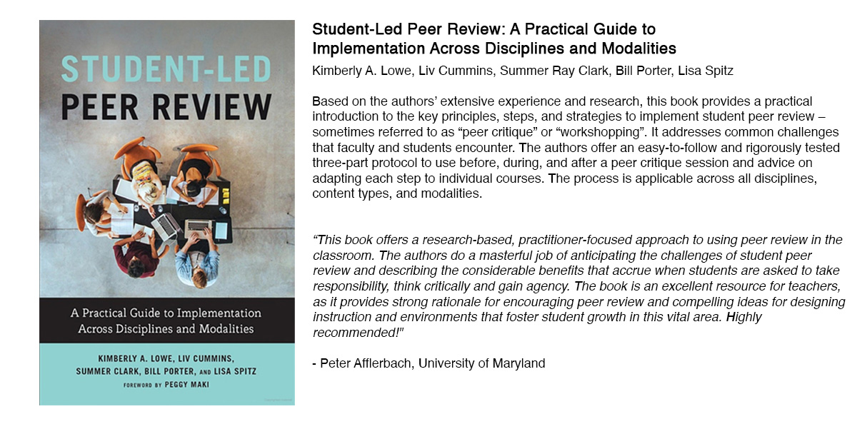 Book: Student-Led Peer-Review 